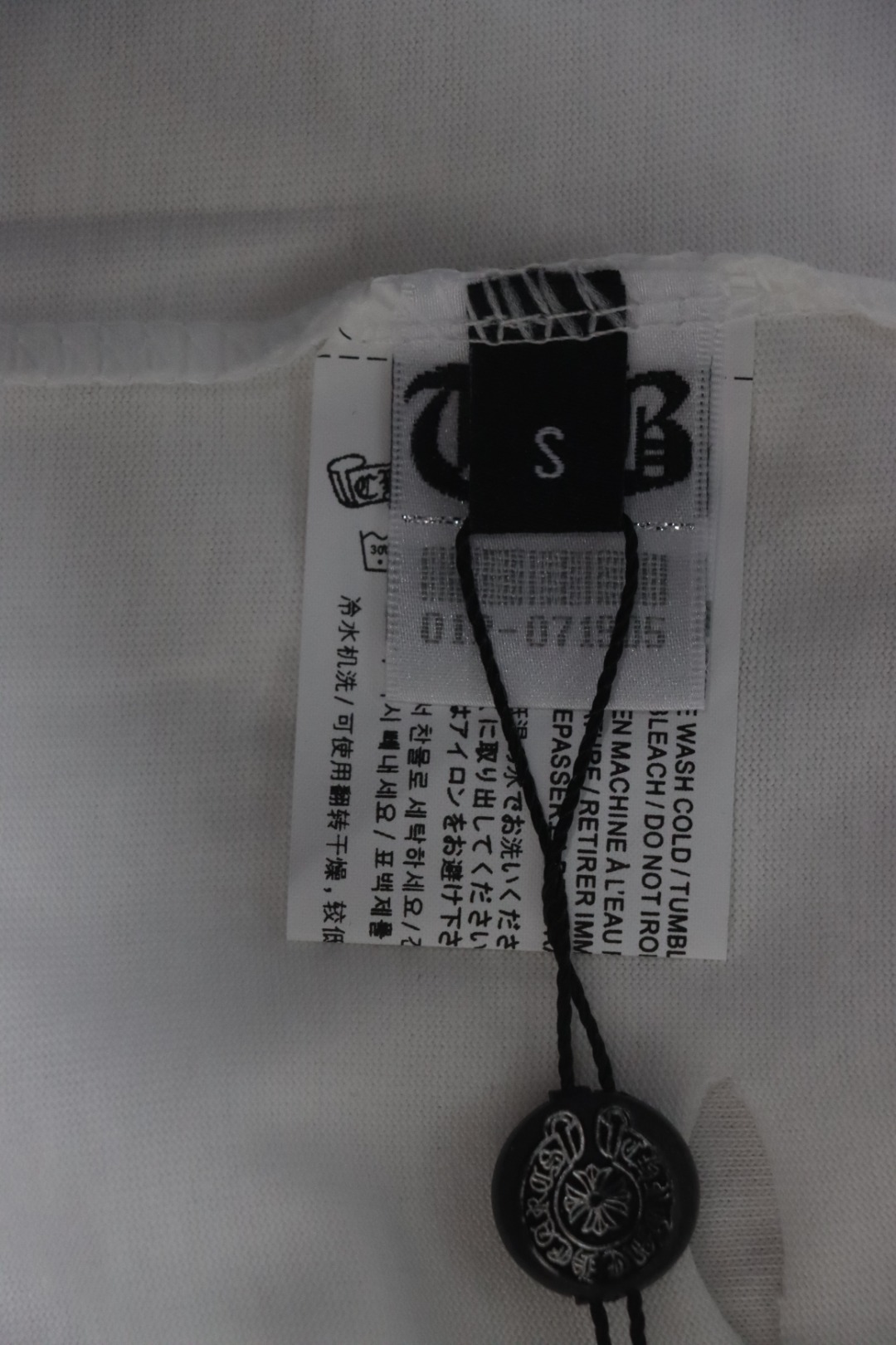 Chrome Hearts 25ss Casual Hand-painted Graffiti T-shirt White