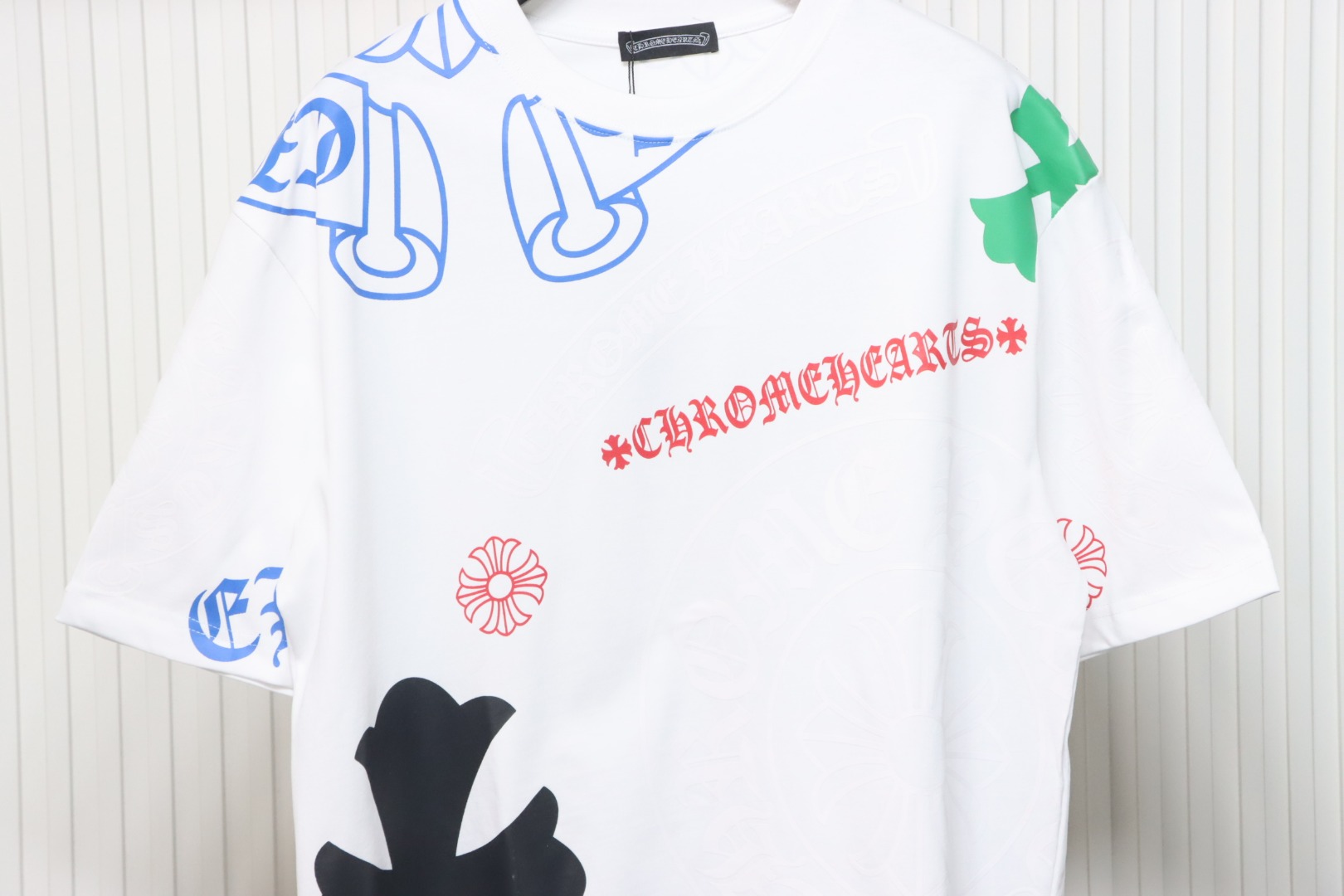 Chrome Hearts 25ss Colorful Lettering Logo Print T-shirt White