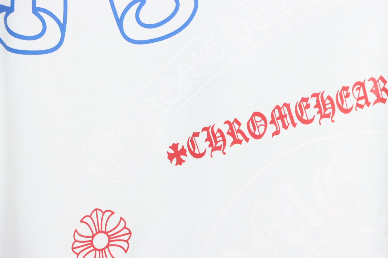 Chrome Hearts 25ss Colorful Lettering Logo Print T-shirt White