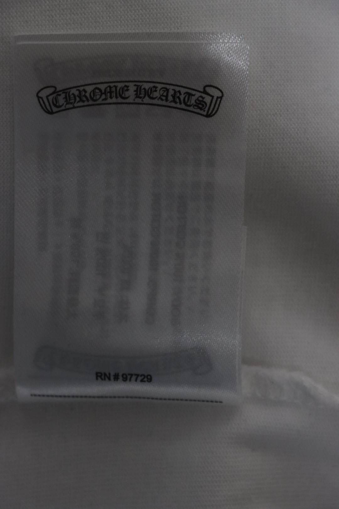 Chrome Hearts 25ss Cross Patch Embroidery Washed Holes T-shirt White