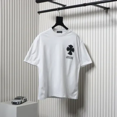 Chrome Hearts 25ss Inkjet Cross Print T-shirt White 01
