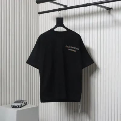 Chrome Hearts 25ss Round Neck With Colorful Print On The Back T-shirt Black 01