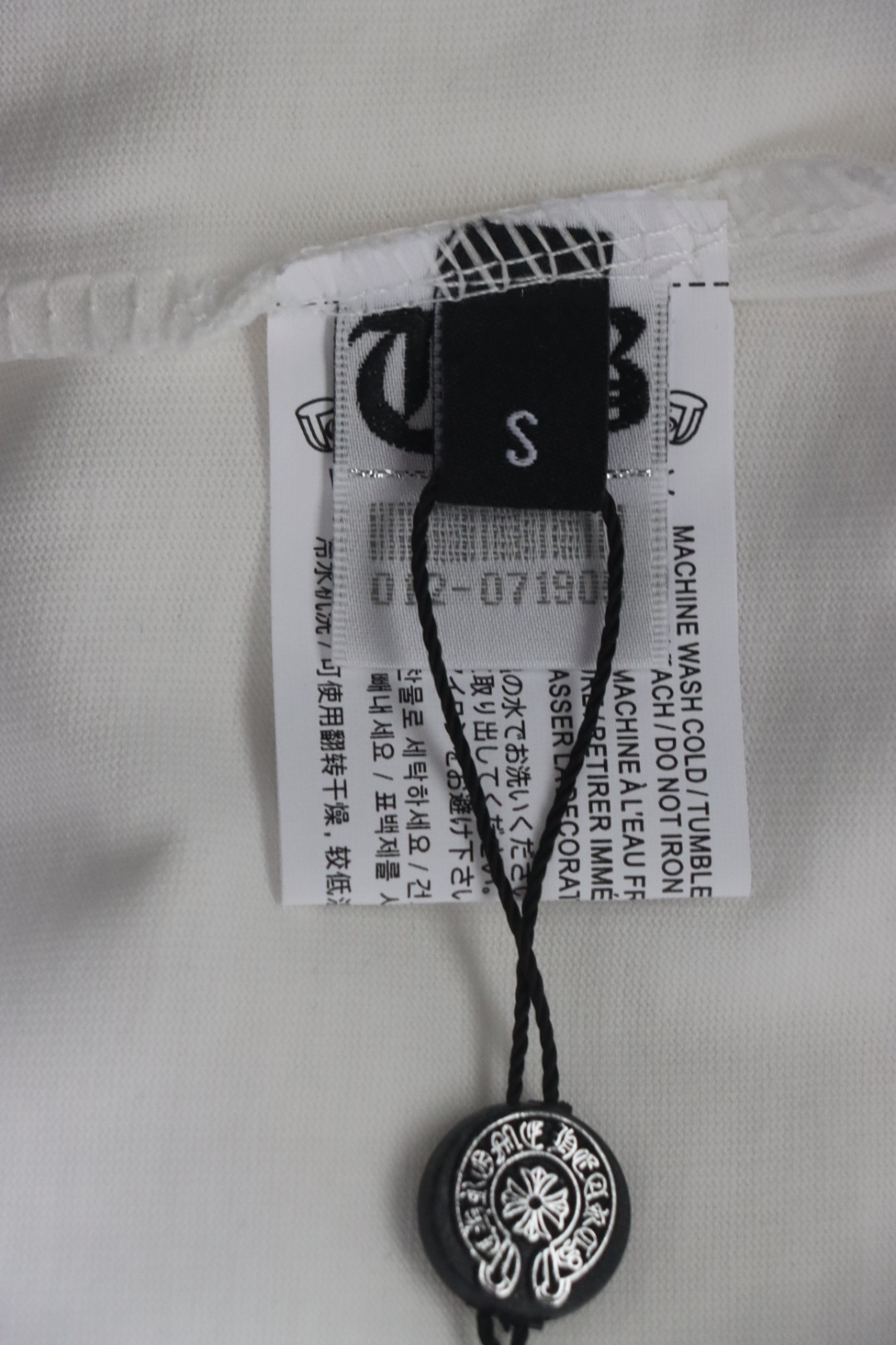 Chrome Hearts 25ss Round Neck With Colorful Print On The Back T-shirt White