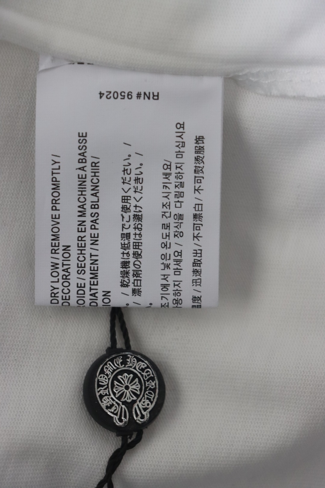 Chrome Hearts 25ss Round Neck With Colorful Print On The Back T-shirt White