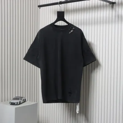 Chrome Hearts Chest Pin Crew Neck T-shirt Black 01