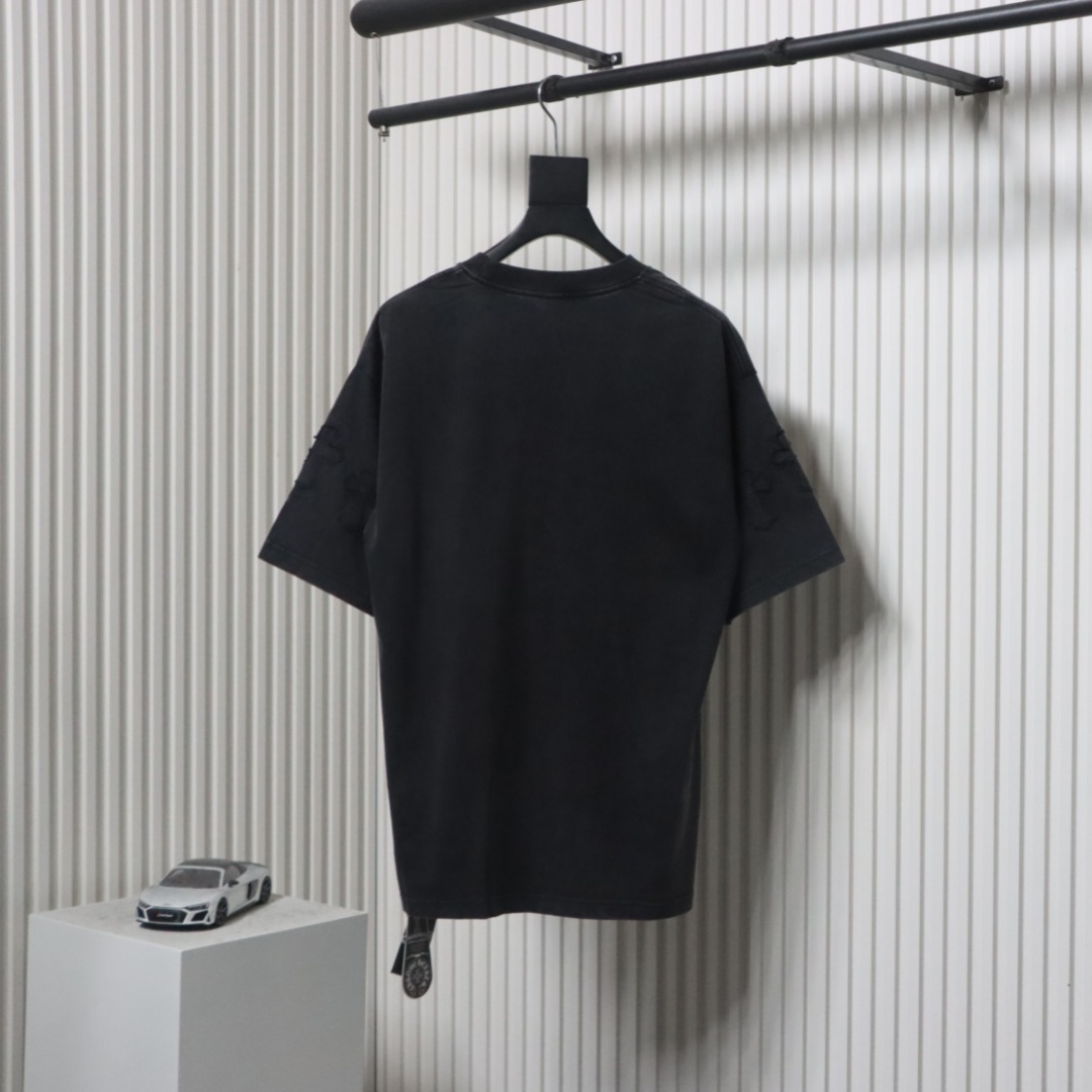 Chrome Hearts Chest Pin Crew Neck T-shirt Black