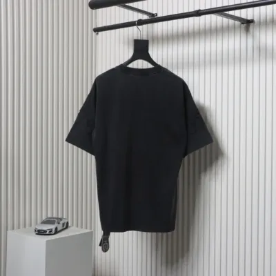 Chrome Hearts Chest Pin Crew Neck T-shirt Black 02