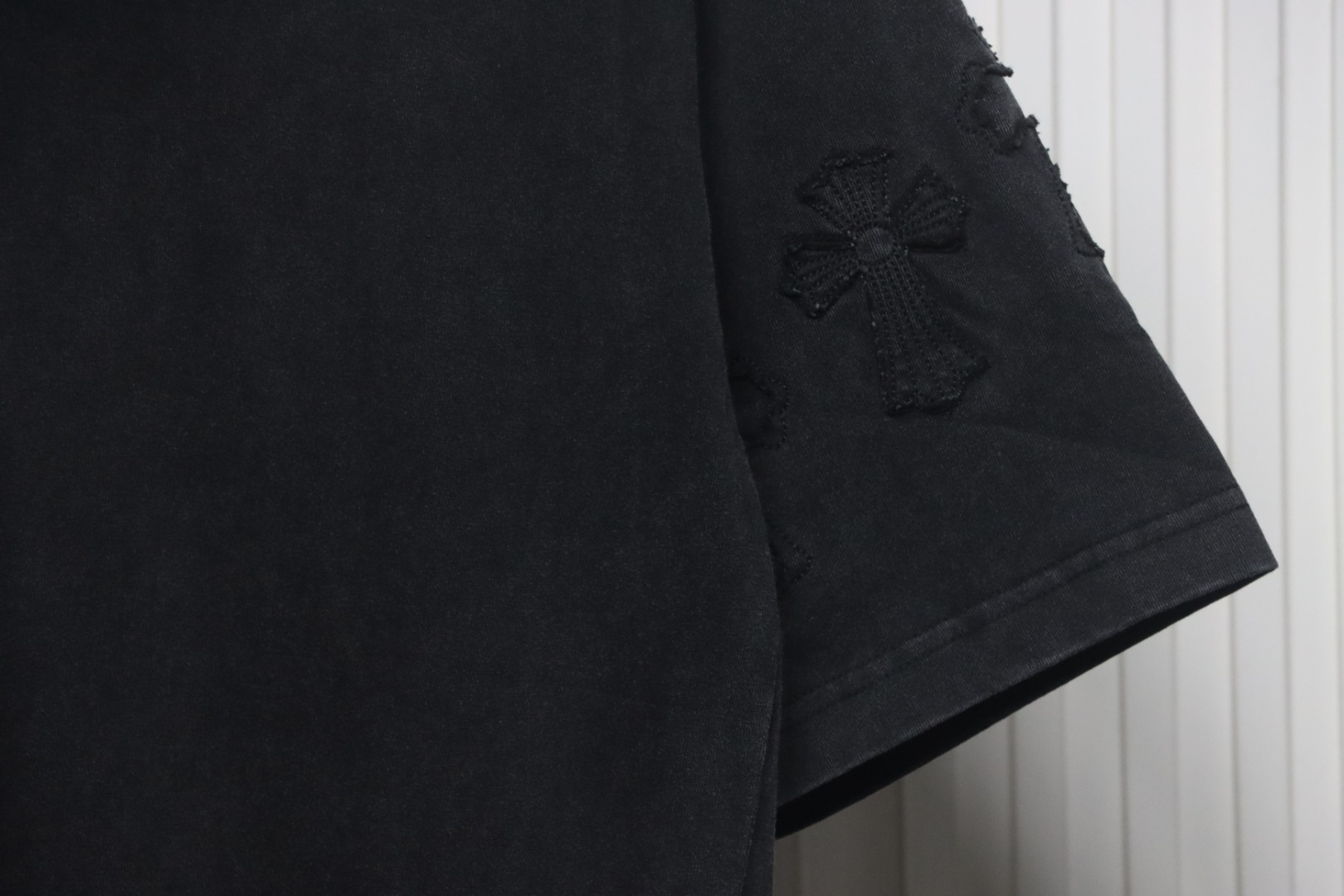 Chrome Hearts Chest Pin Crew Neck T-shirt Black