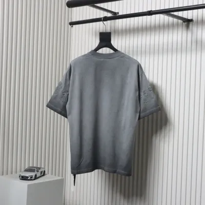 Chrome Hearts Chest Pin Crew Neck T-shirt Grey 02