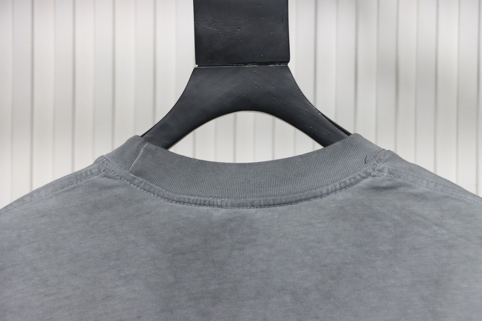 Chrome Hearts Chest Pin Crew Neck T-shirt Grey