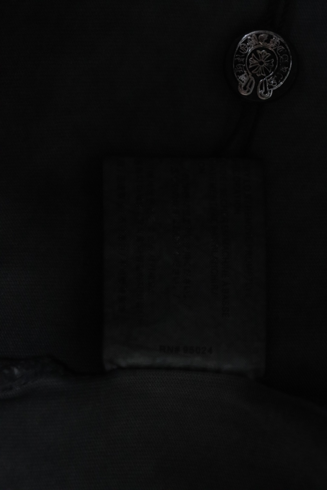 Chrome Hearts Chest Pin Crew Neck T-shirt Grey