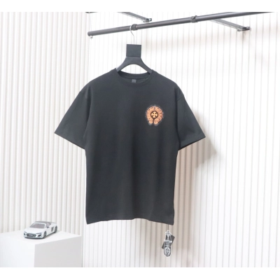 Chrome Hearts Colorful Cross Print T-shirt Grey 01