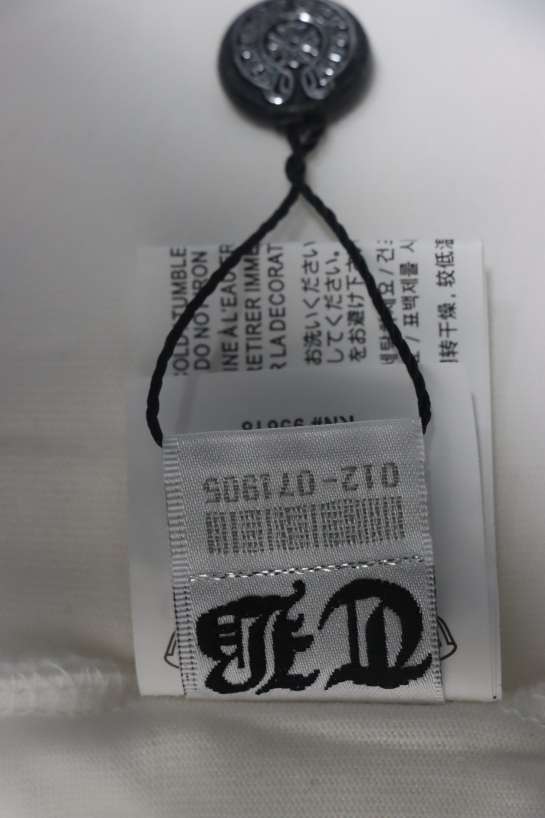 Chrome Hearts Colorful Full-color Embroidery T-shirt White