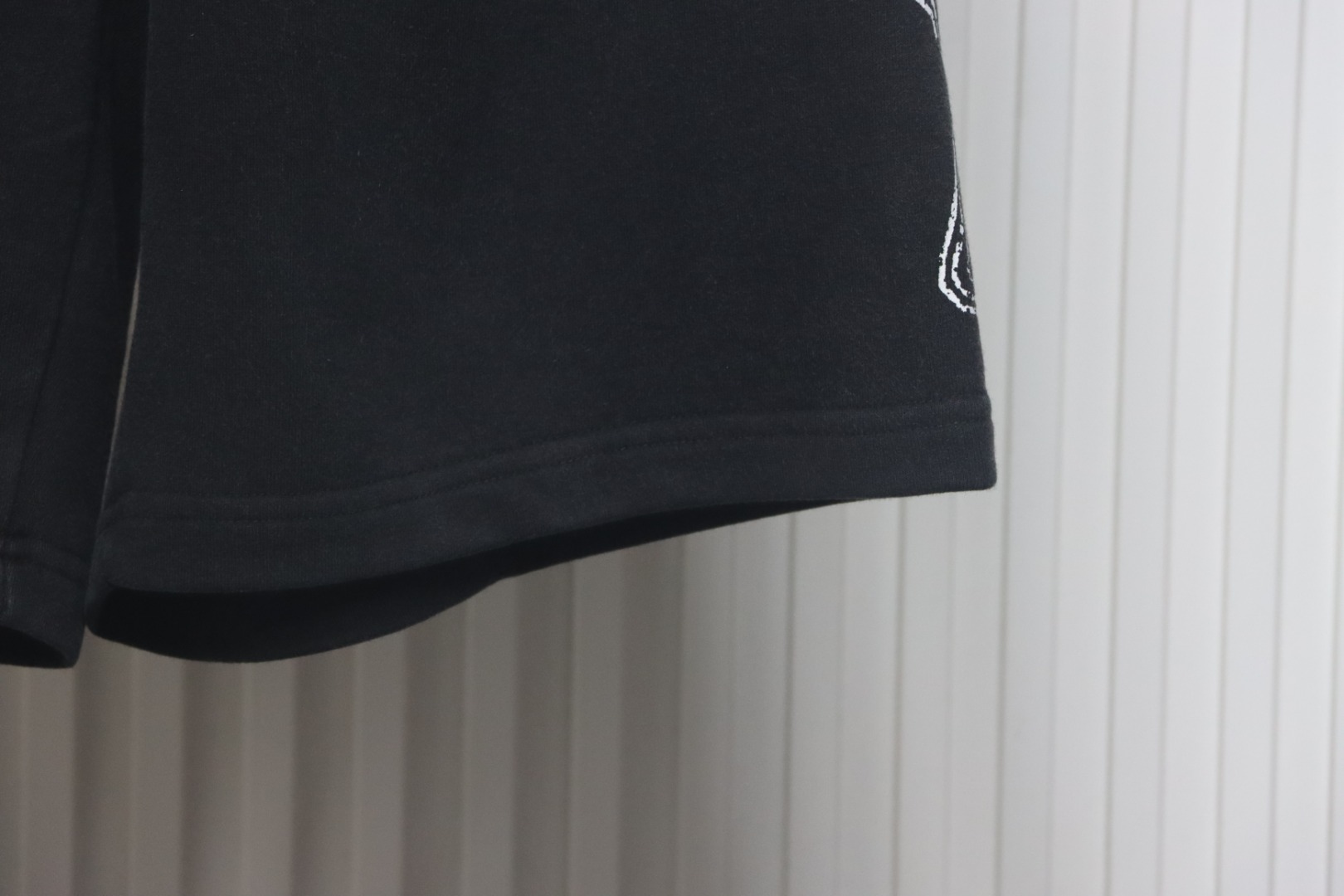 Chrome Hearts Cotton Distressed Printed Embroidered Shorts Black