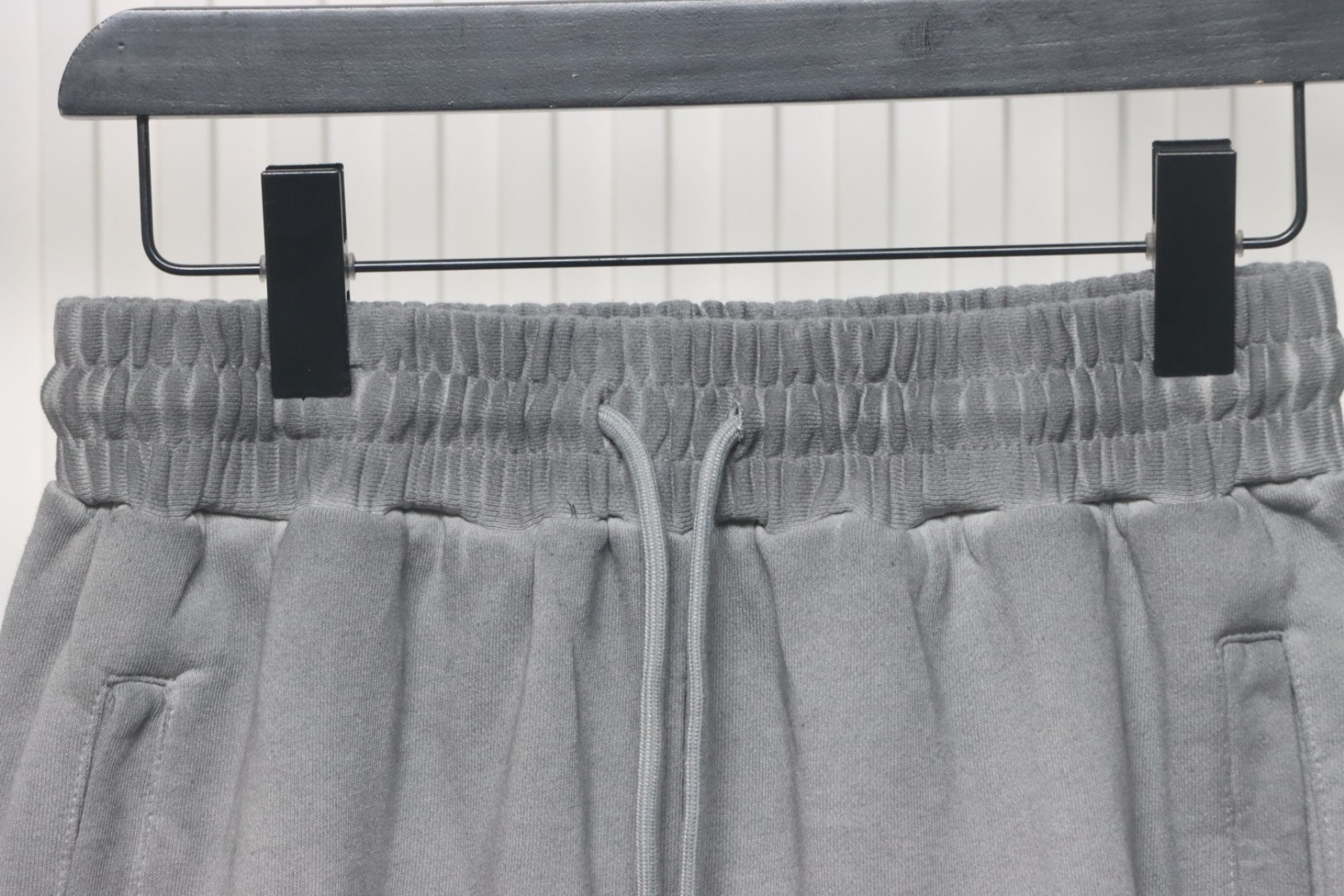 Chrome Hearts Cotton Distressed Printed Embroidered Shorts Grey