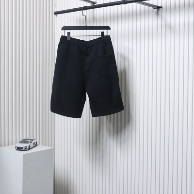 Chrome Hearts Cross Patch Logo Shorts Black 02