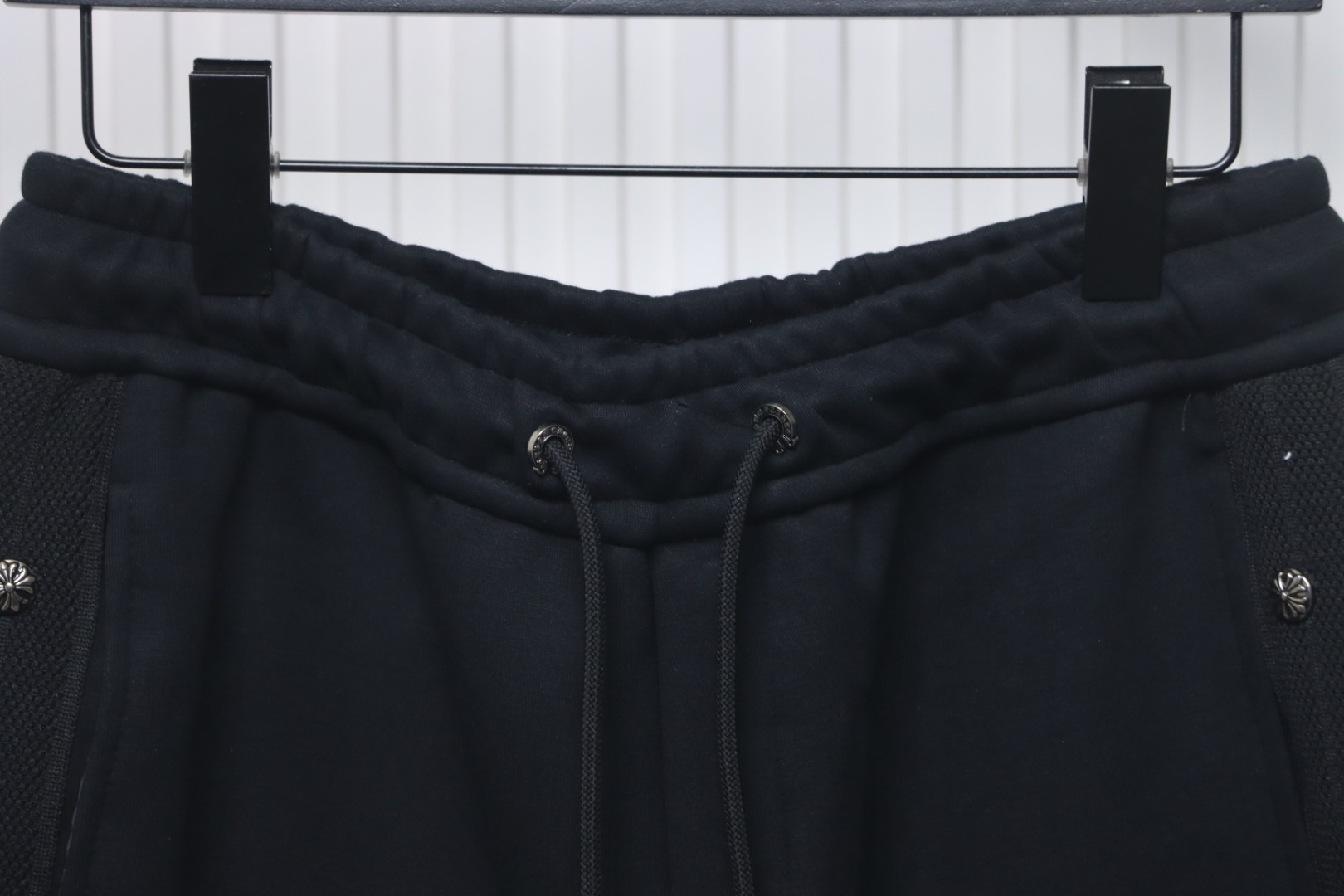 Chrome Hearts Cross Patch Logo Shorts Black