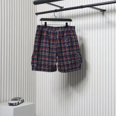 Chrome Hearts Cross Printed Monogram Casual Shorts Plaid 02