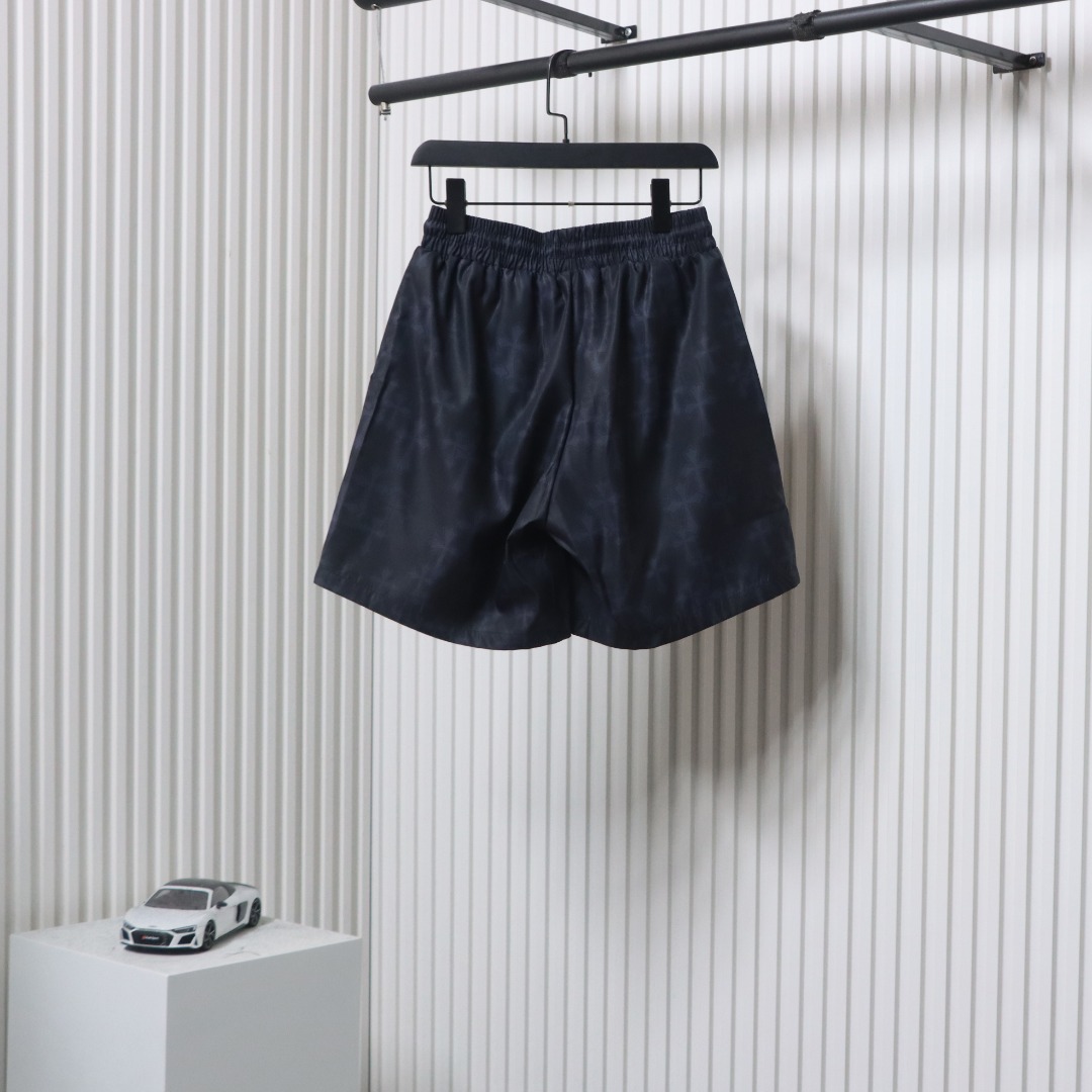 Chrome Hearts Digital Printed Ice Silk Cotton Shorts Black