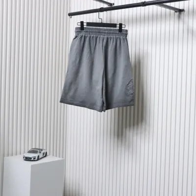 Chrome Hearts Distressed Embroidered Shorts Grey 02