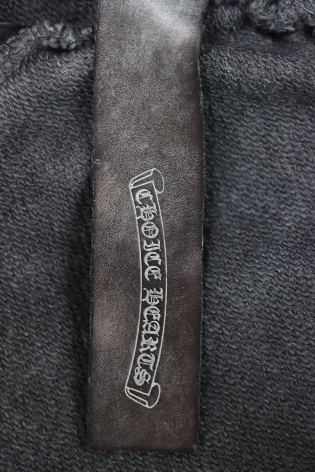 Chrome Hearts Distressed Embroidered Shorts Grey