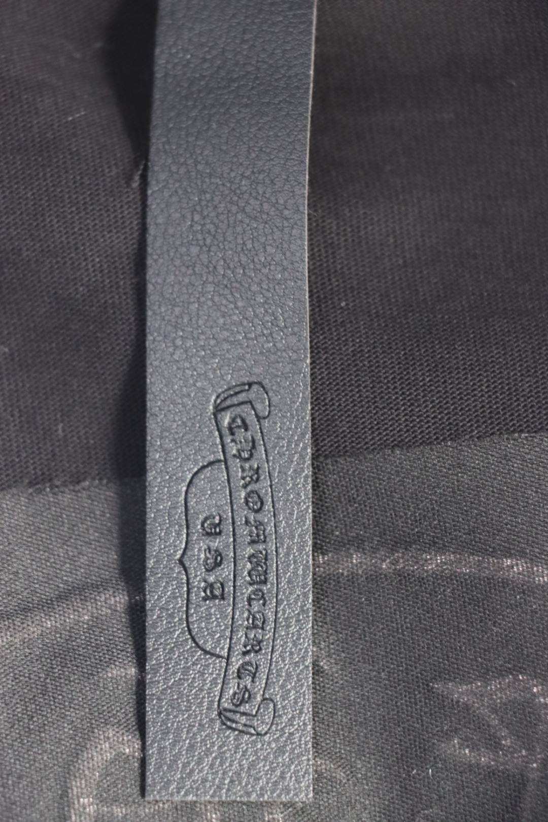 Chrome Hearts Heavy Horseshoe Sanskrit Applique Embroidery T-shirt Grey