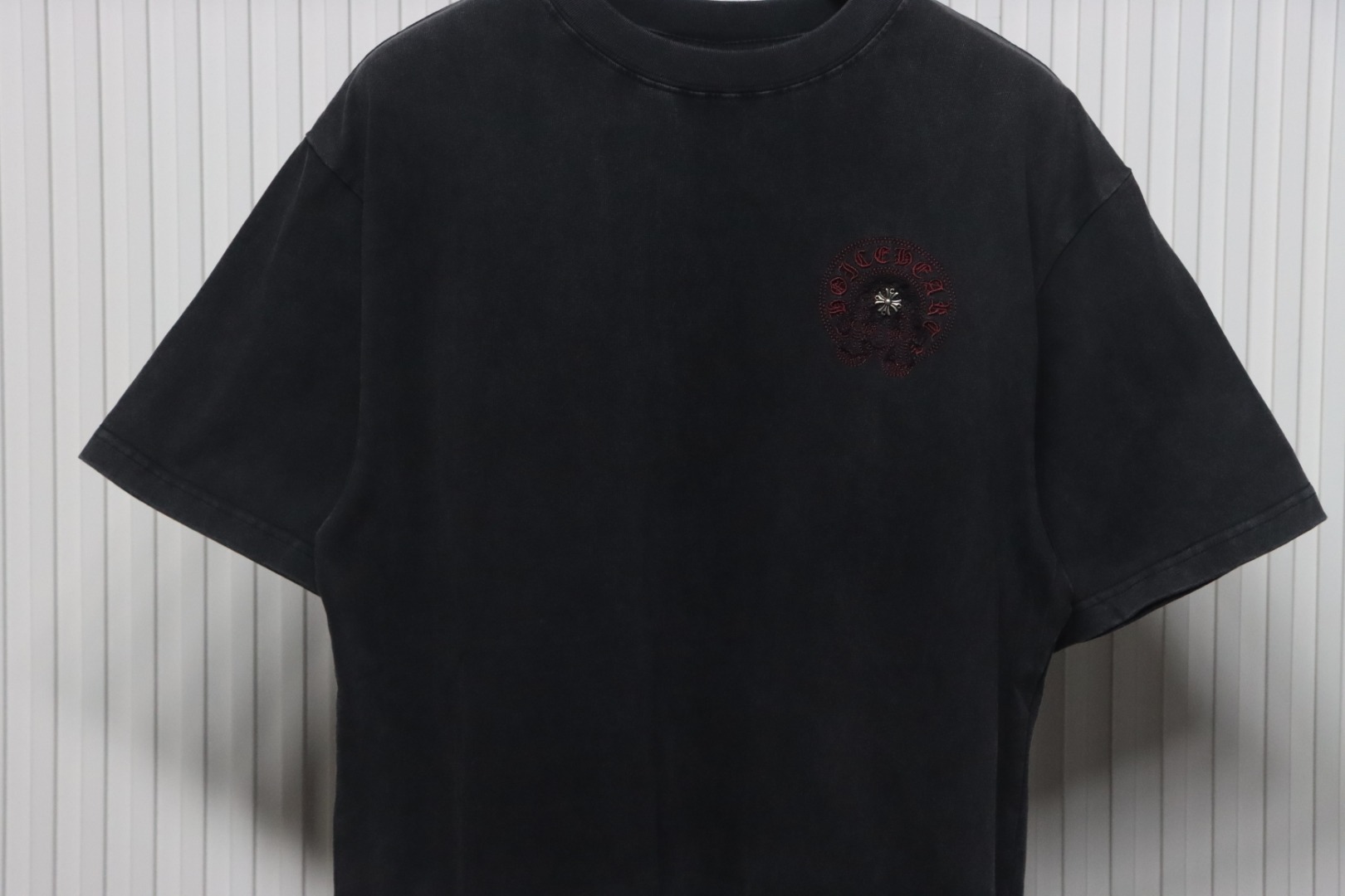 Chrome Hearts Heavy Industry Horseshoe Cross Hardware Old Hardware T-shirt Black