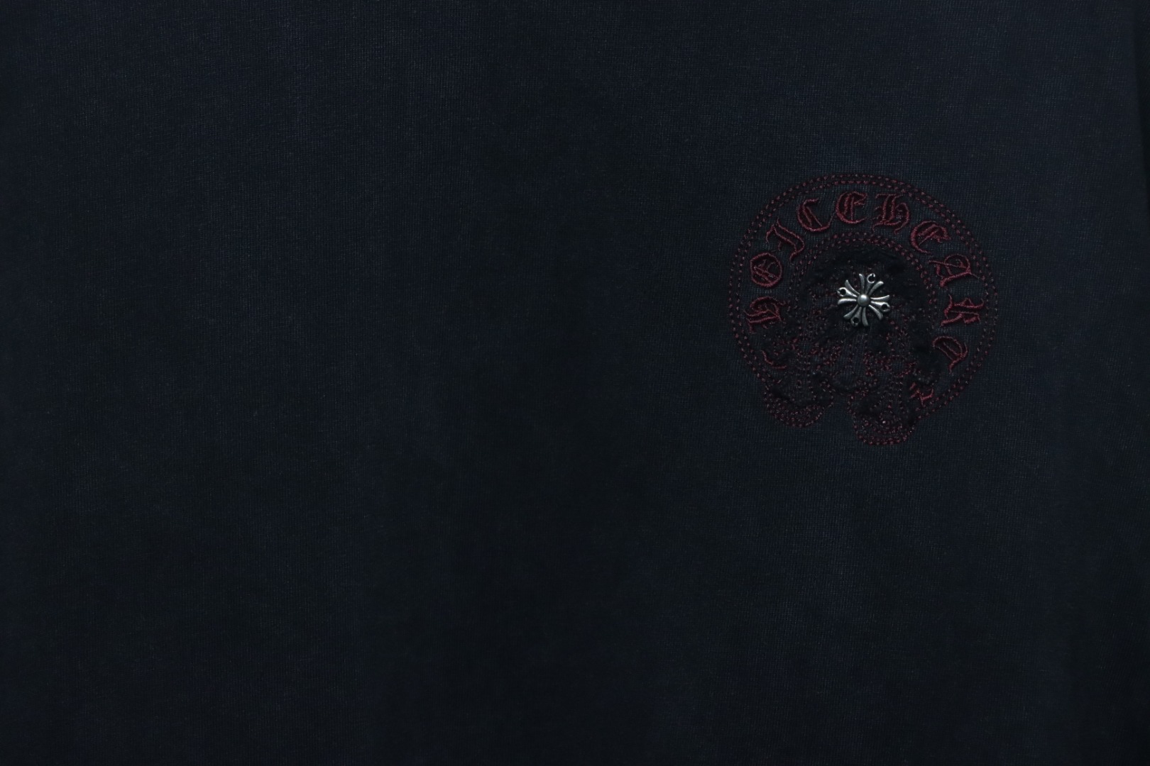 Chrome Hearts Heavy Industry Horseshoe Cross Hardware Old Hardware T-shirt Black