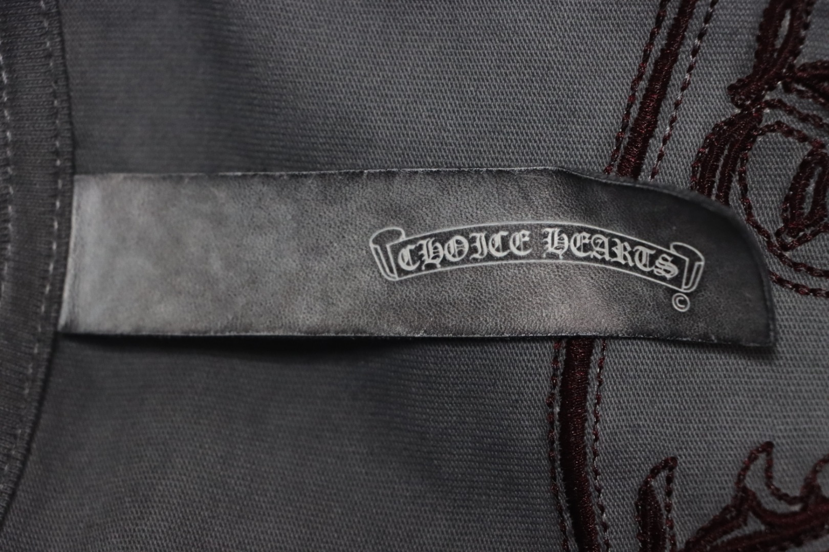 Chrome Hearts Heavy Industry Horseshoe Cross Hardware Old Hardware T-shirt Grey