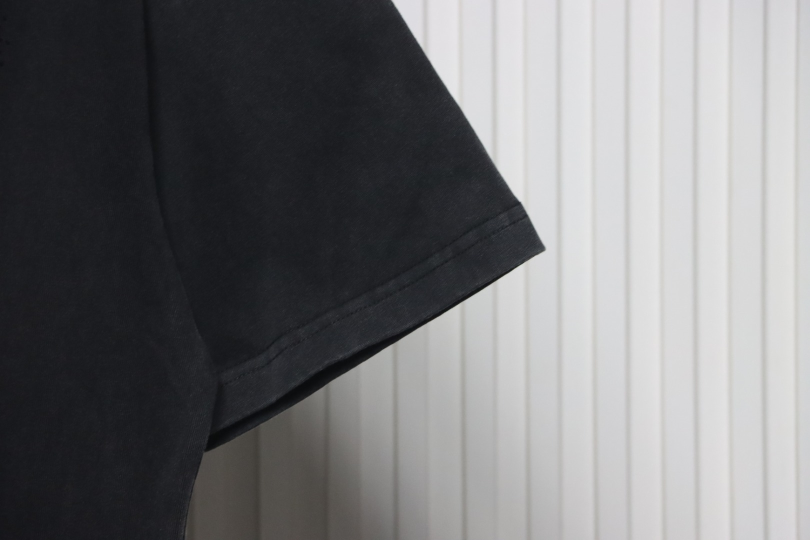 Chrome Hearts Heavy Patch Cross Hot Diamond Distressed T-shirt Black