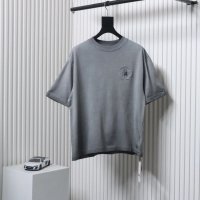 Chrome Hearts Heavy Washing and Aging T-shirt Grey 01