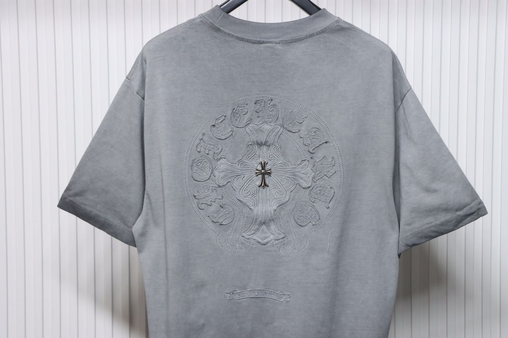 Chrome Hearts Heavy Washing and Aging T-shirt Grey