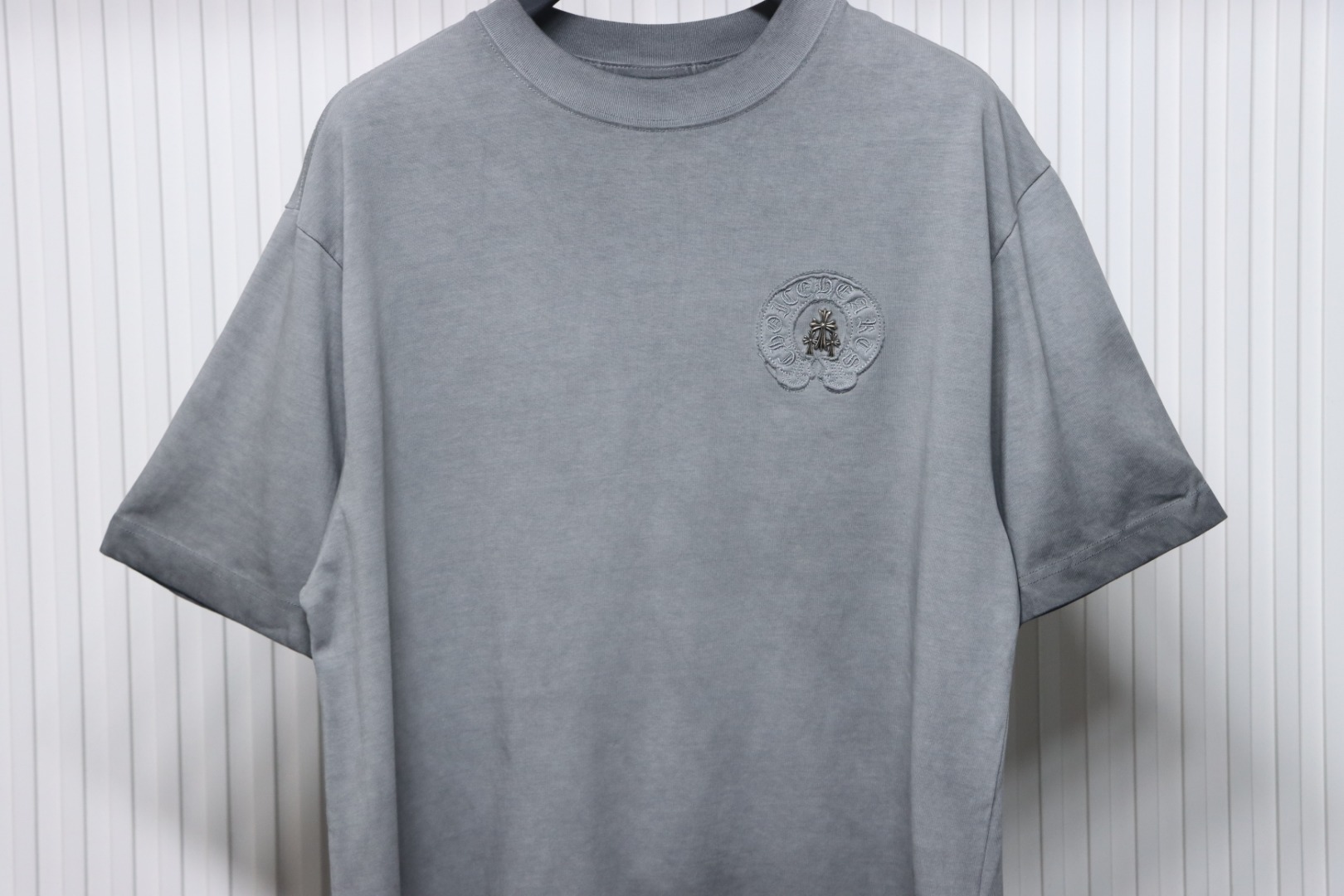 Chrome Hearts Heavy Washing and Aging T-shirt Grey