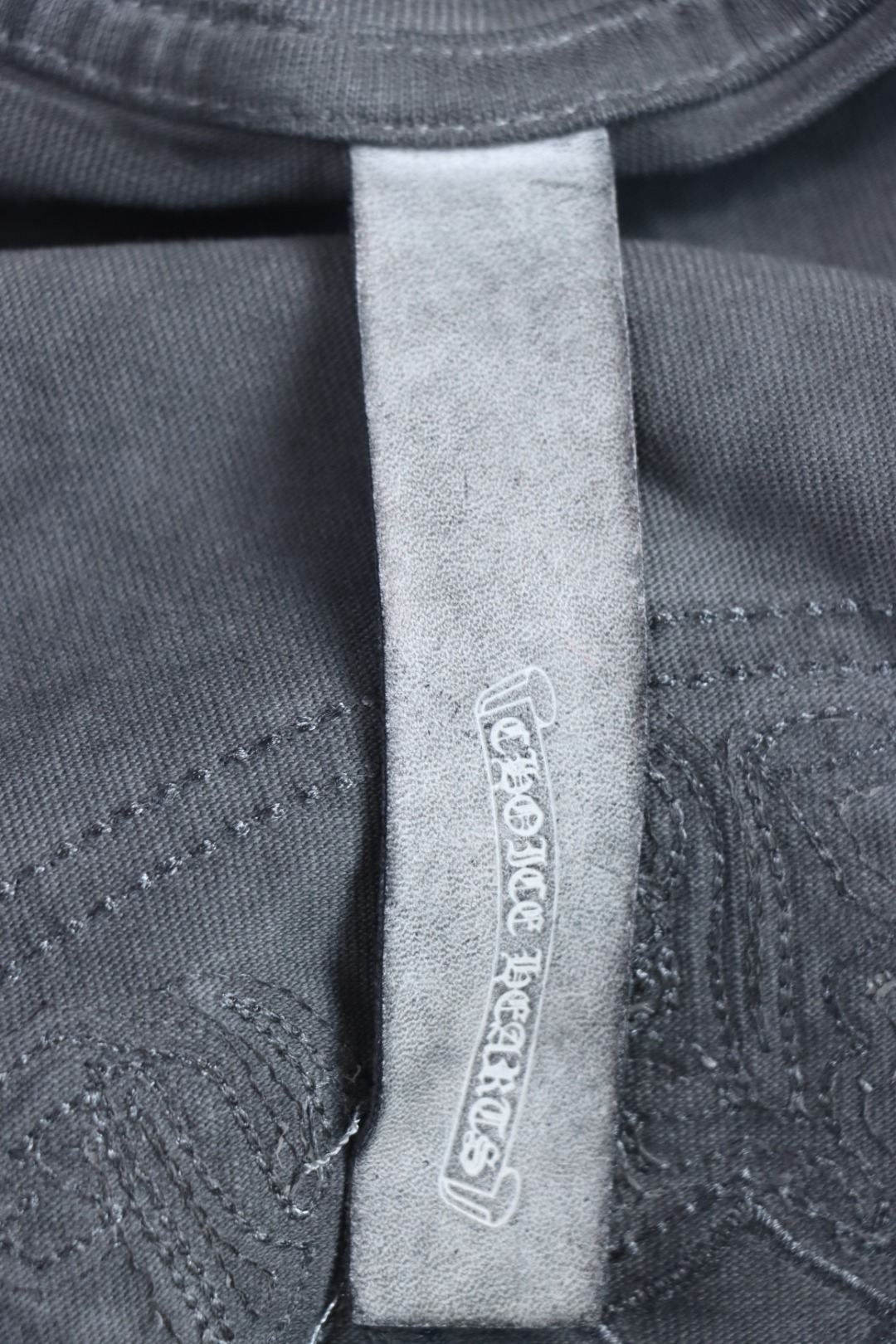 Chrome Hearts Heavy Washing and Aging T-shirt Grey