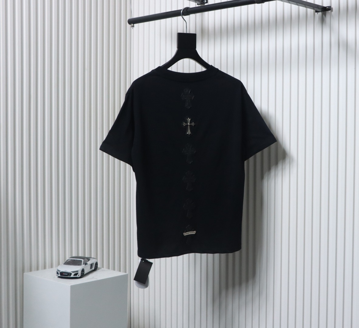 Chrome Hearts Leather Label T-shirt Black
