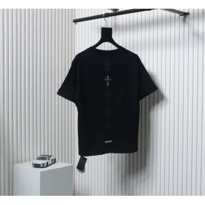 Chrome Hearts Leather Label T-shirt Black 02