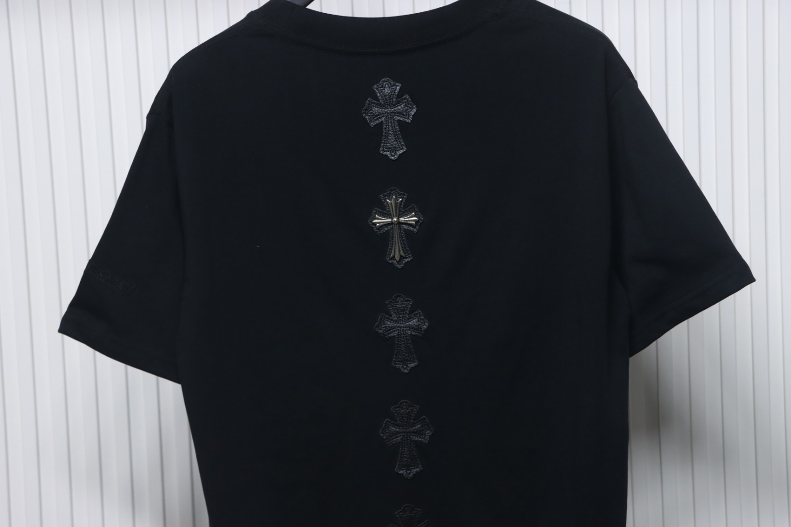 Chrome Hearts Leather Label T-shirt Black