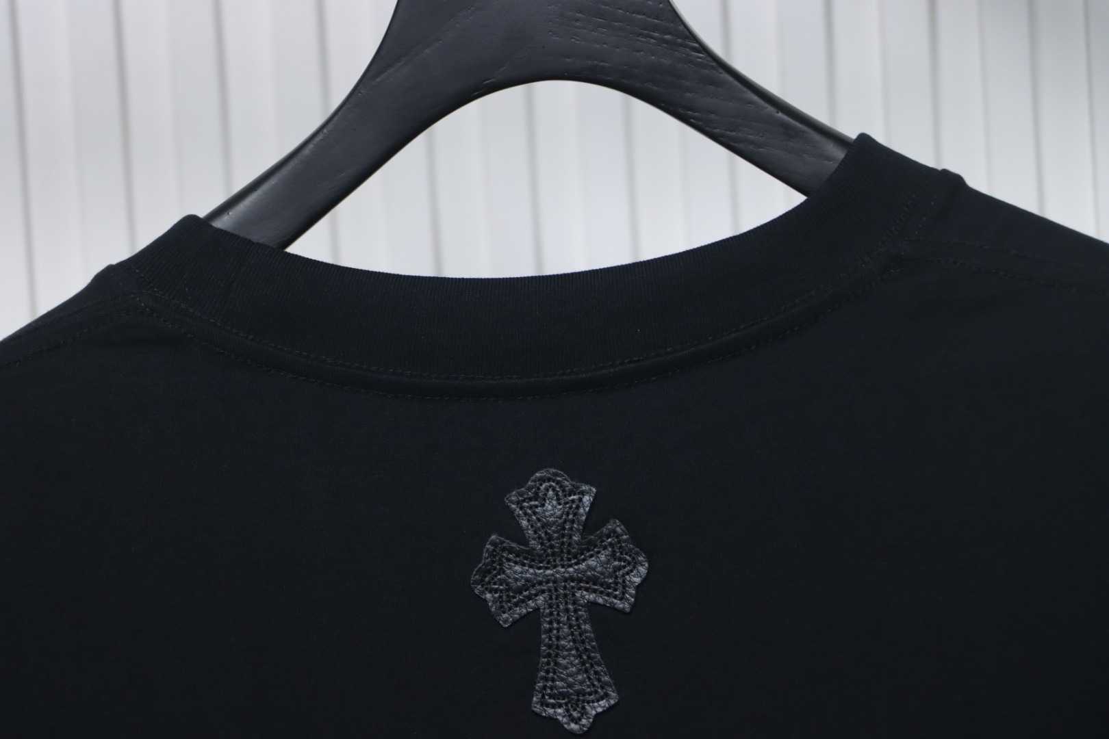 Chrome Hearts Leather Label T-shirt Black