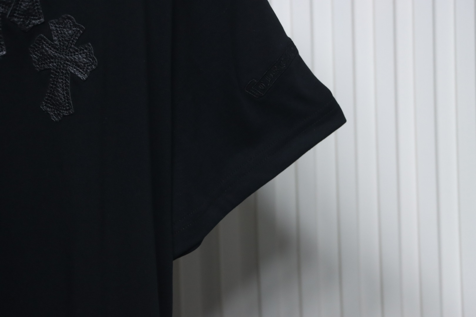 Chrome Hearts Leather Label T-shirt Black