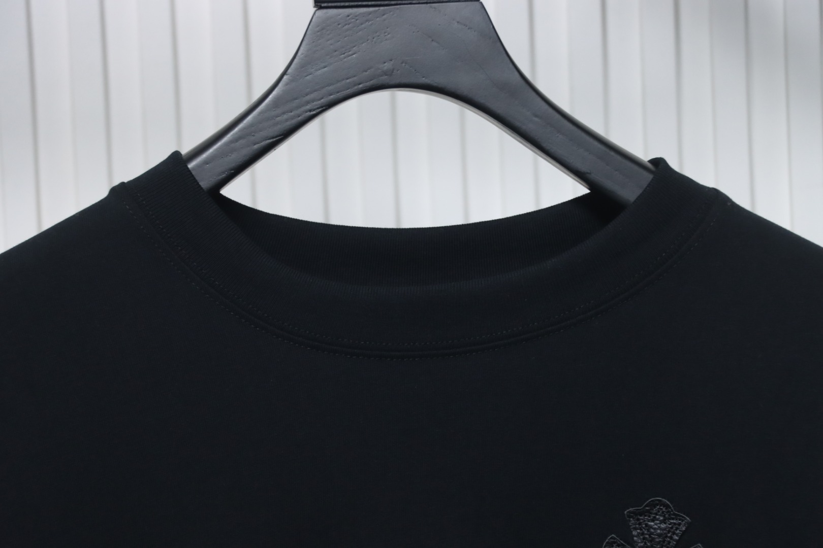 Chrome Hearts Leather Label T-shirt Black