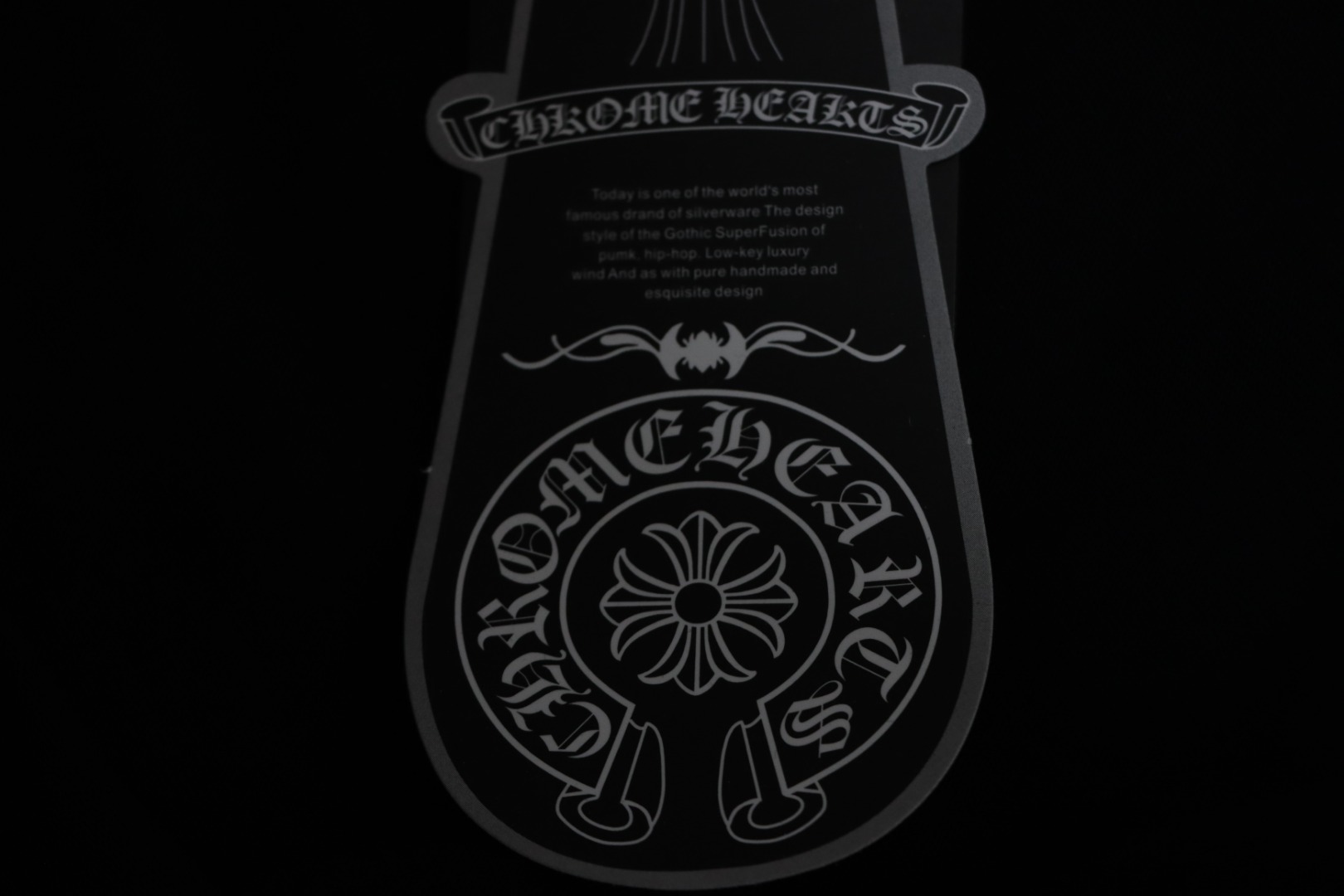 Chrome Hearts Leather Label T-shirt Black