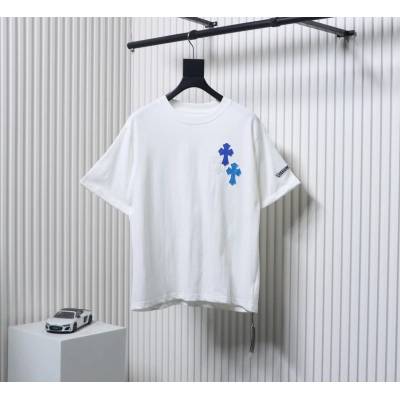 Chrome Hearts Leather Label T-shirt White 01