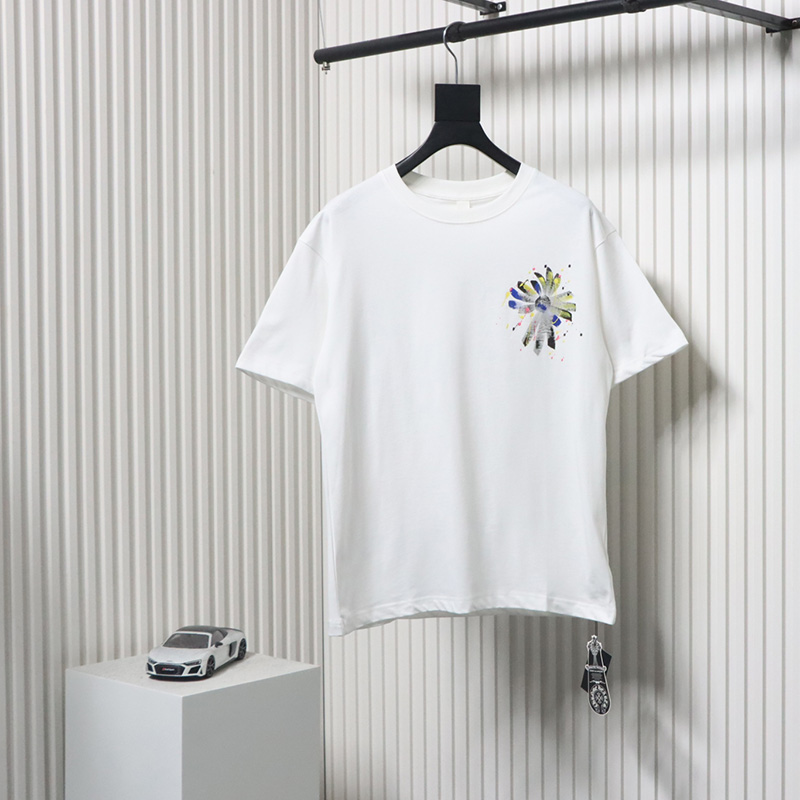 Chrome Hearts Painted Petals T-shirt White