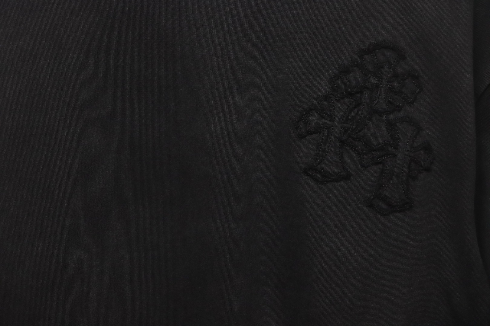 Chrome Hearts Patch Embroidery T-shirt Black