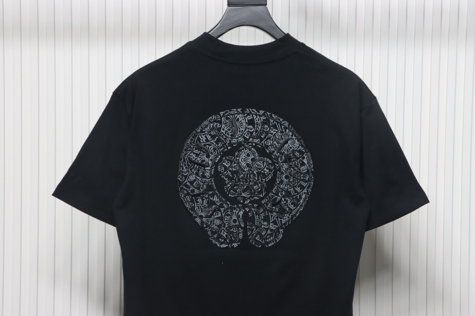 Chrome Hearts Scout Flower Embroidery T-shirt Black