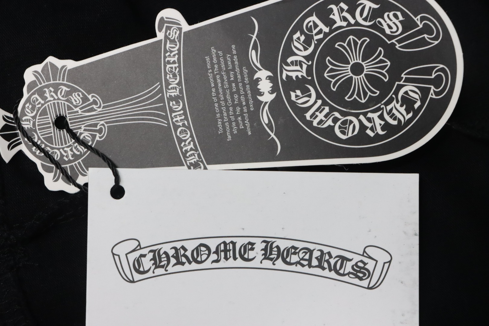 Chrome Hearts Scout Flower Embroidery T-shirt Black