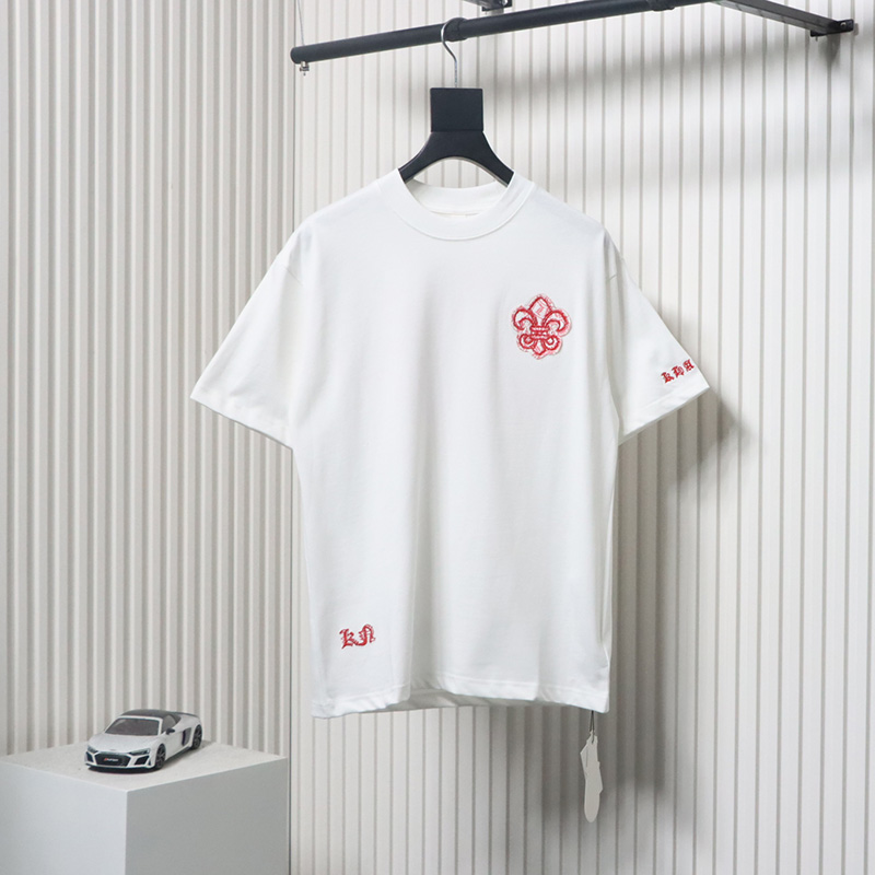 Chrome Hearts Scout Flower Embroidery T-shirt White