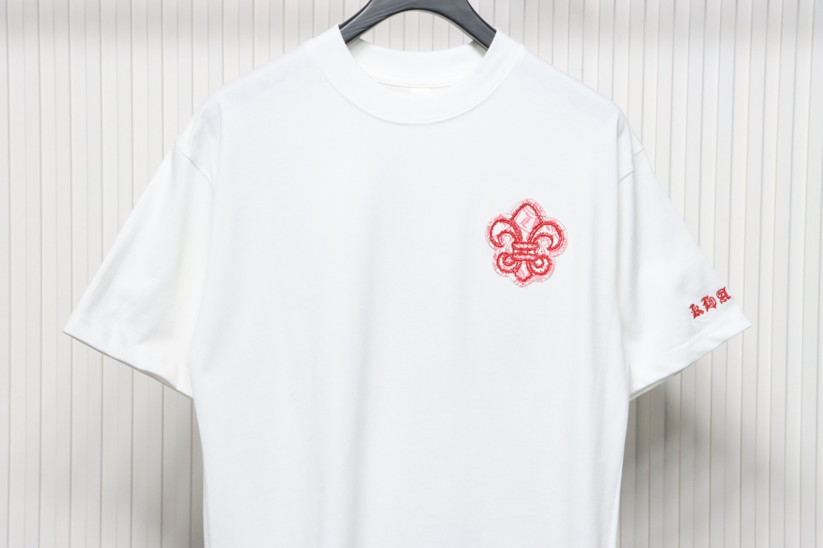 Chrome Hearts Scout Flower Embroidery T-shirt White