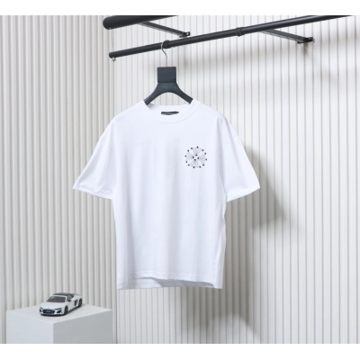 Chrome Hearts 25ss Hot Diamond Logo Glitter T-shirt White 01