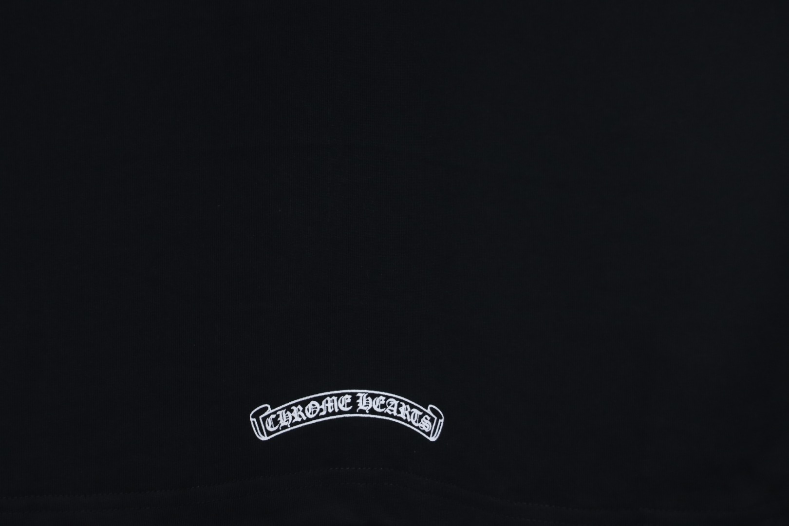 Chrome Hearts Horseshoe Print Front and Back T-shirt Black